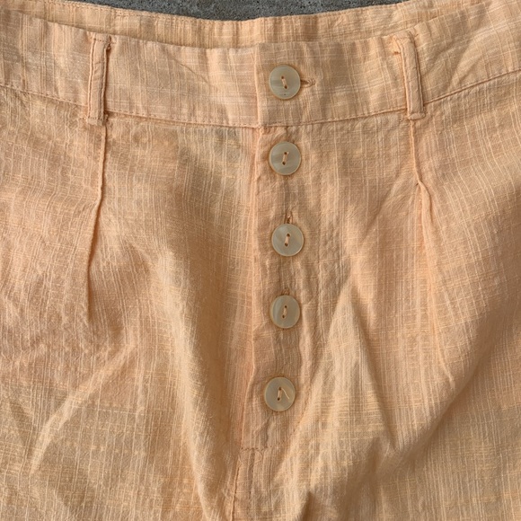 Urban Outfitters Peach Button Up High Rise Trousers - Picture 4 of 13